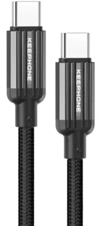 Кабель Keepfonne Flash PD 60W High Speed (USB-C/USB-C) (черный)