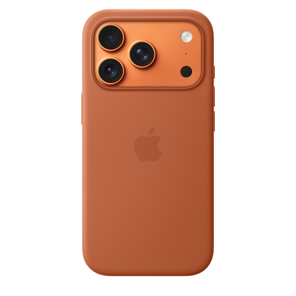 Чехол для iPhone 17 Pro Silicon Case Magsafe & Animation (коричневый)