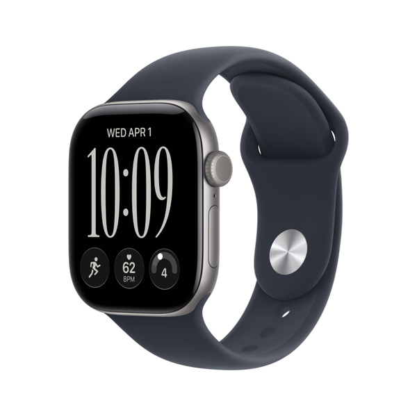 Смарт-часы Apple Watch Series 12 42mm S/M (темно-синий/серый космос)