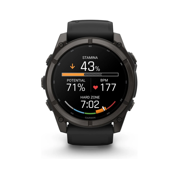 Смарт-часы Garmin Fenix 9 51mm AMOLED Sapphire Ti (серый)