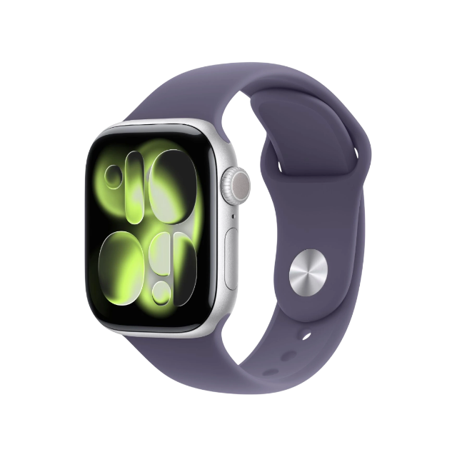 Смарт-часы Apple Watch Series 11 46mm M/L (серебристый+фиолетовый)