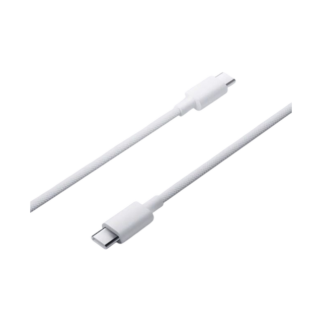 Кабель Xiaomi USB-C to USB-C 3A Knit 1m BHR7815CN (белый)