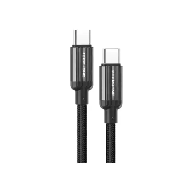 Кабель Keepfonne Flash PD 60W High Speed (USB-C/USB-C) (черный)