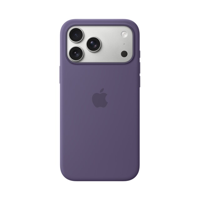 Чехол для iPhone 17 Pro Max Silicon Case Magsafe & Animation (фиолетовый)