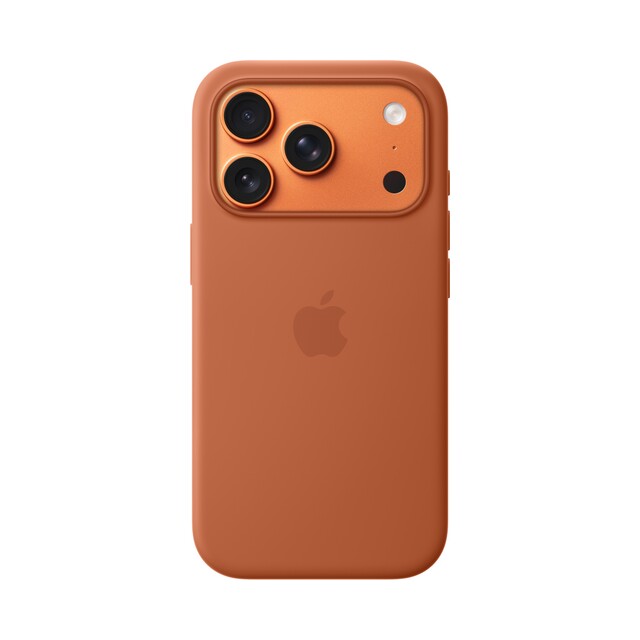 Чехол для iPhone 17 Pro Silicon Case Magsafe & Animation (коричневый)