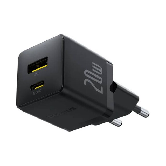 Зарядное устройство Baseus Palm Fast Charger C+U 20W P10111608113-00 (черный)