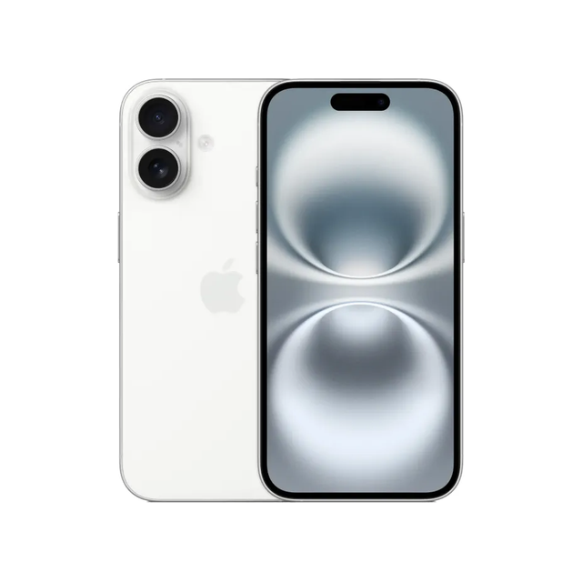 Смартфон Apple iPhone 16 128 ГБ (белый) (без RuStore) Актив SIM+eSIM