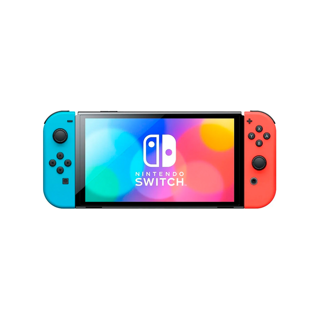 Игровая консоль Nintendo Switch OLED (неоновый)