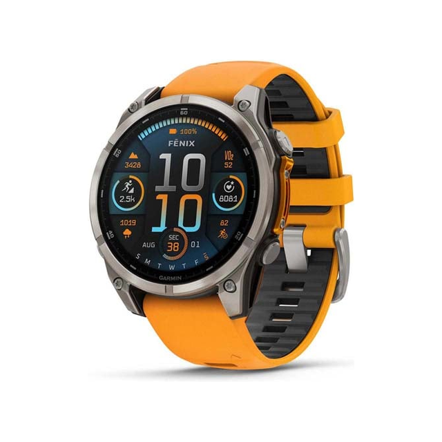 Смарт-часы Garmin Fenix 8 47mm AMOLED (титановый)