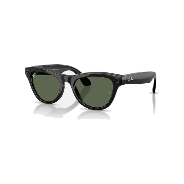 Умные очки Ray-Ban Meta Skyler Gen 2 RW4014 S52 G-15 (глянцевый черный/зеленый)