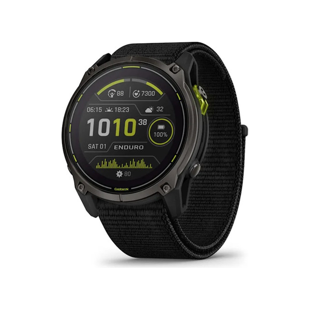 Смарт-часы Garmin Enduro 3 51mm Solar Sapphire (титановый/черный)