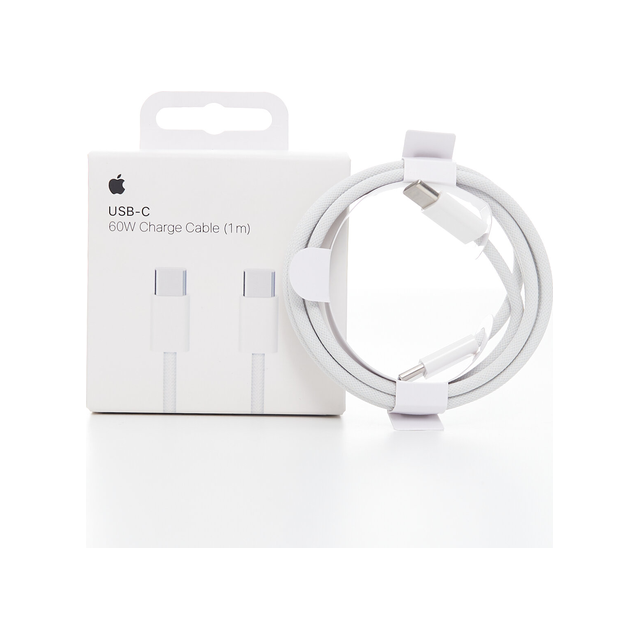 Кабель Apple USB-C Charge Cable 60W (1м) (белый)