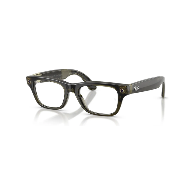 Умные очки Ray-Ban Meta Blayzer Optics Gen 2 RW7001 S54 Shiny Transparent Dark Olive/Demo Lens
