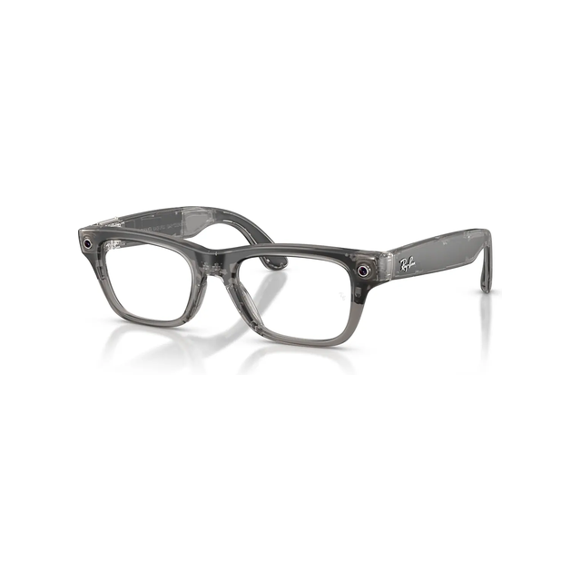 Умные очки Ray-Ban Meta Blayzer Optics Gen 2 RW7001 S54 (матовый прозрачный ледяной серый)