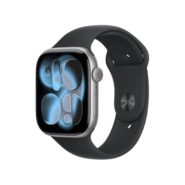 Смарт-часы Apple Watch Series 11 46mm Sport Band S/M (черный/серый космос)