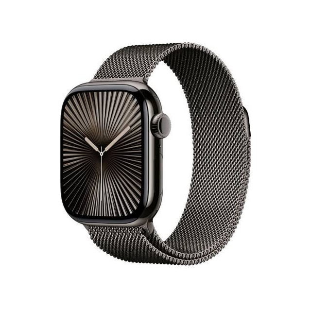 Смарт-часы Apple Watch Series 10 46mm Milanese Loop M/L (грифельный)