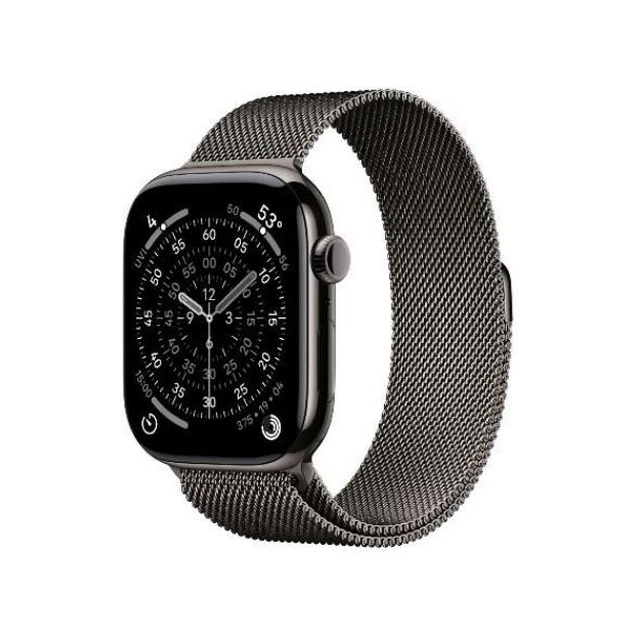 Смарт-часы Apple Watch Series 11 46mm Milanese Loop M/L Cellular (грифельный)
