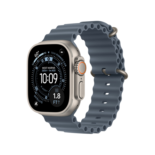Смарт-часы Apple Watch Ultra 3 49mm Trail Loop M/L GPS + Cellular (синий/натуральный)