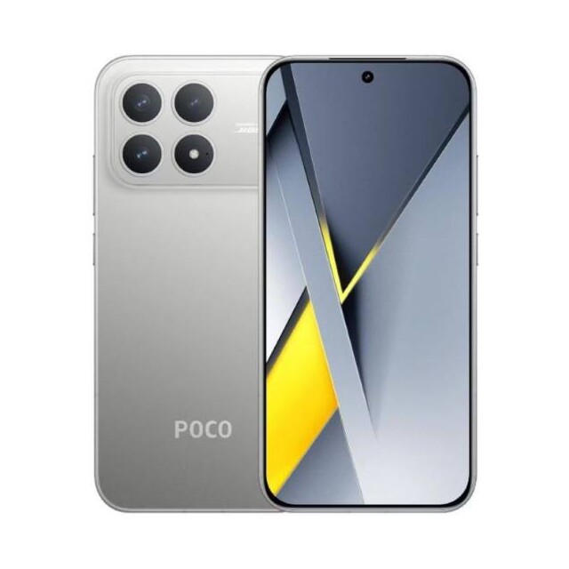 Смартфон Poco F8 Pro 12/512 ГБ (серебристый) (без зарядного устройства)