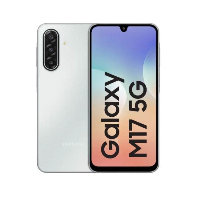 Смартфон Samsung Galaxy M17 5G 4/128 ГБ (серебристый)