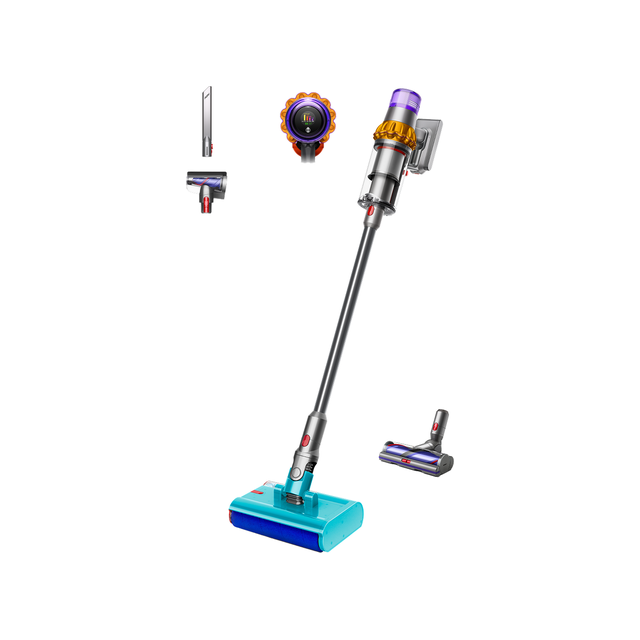 Пылесос Dyson V15s Detect Submarine (желтый/никель)