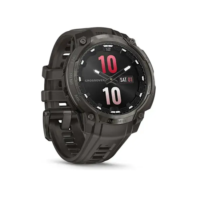 Смарт-часы Garmin Instinct Crossover AMOLED (угольный)
