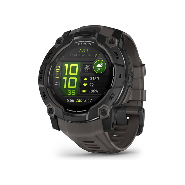 Смарт-часы Garmin Instinct 3 50mm AMOLED (черный/угольный)
