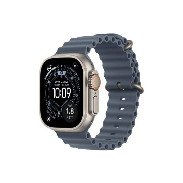 Смарт-часы Apple Watch Ultra 3 GPS + Cellular 49mm M (натуральный/голубой)