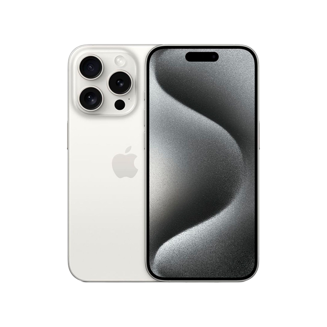 Смартфон Apple iPhone 15 Pro 256 ГБ (белый титан) (без RuStore) SIM+eSIM