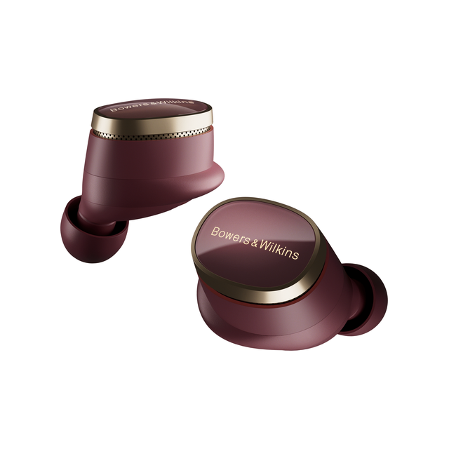 Беспроводные наушники Bowers & Wilkins Pi8 Dark (бордовый)