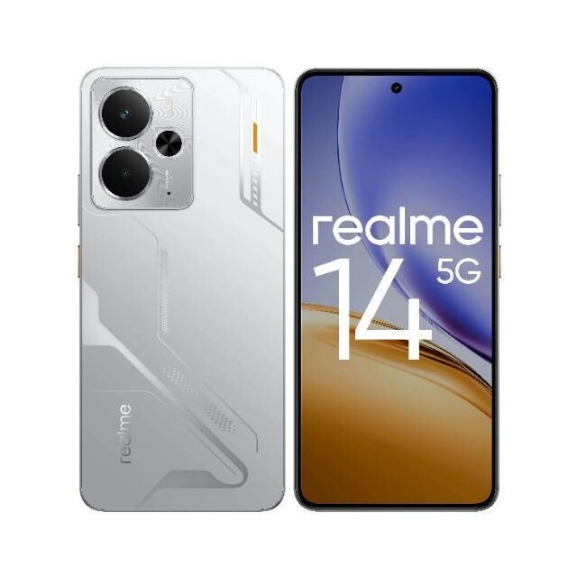 Смартфон Realme 14 5G 8/256 ГБ (серебристый)