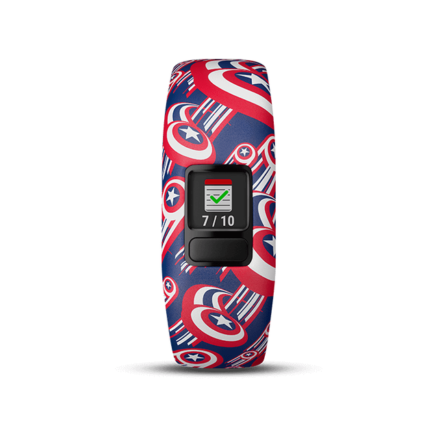 Фитнес-браслет Garmin VivoFit Junior 2 Captain American Adjustable Band