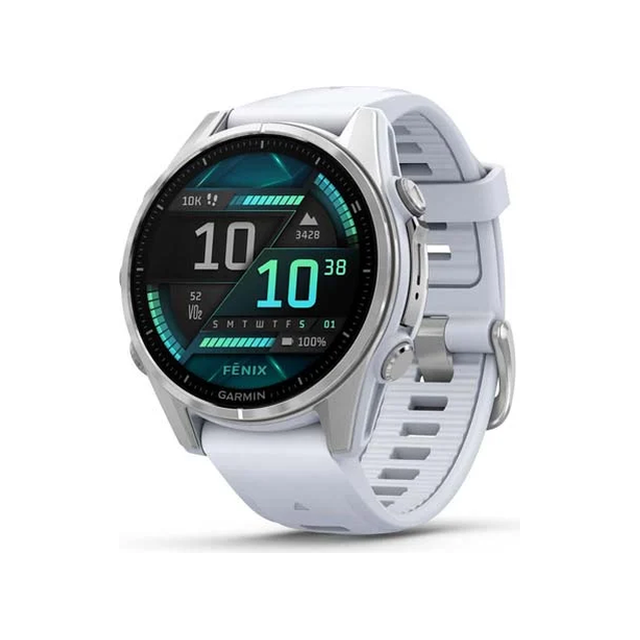 Смарт-часы Garmin Fenix 8 43mm AMOLED (серебристый)
