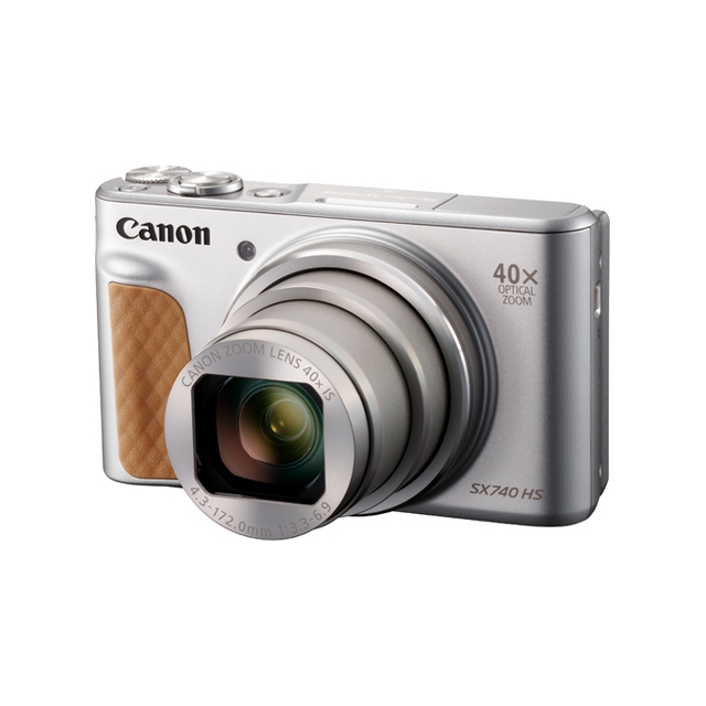 Фотоаппарат Canon PowerShot SX740 (серебристый)
