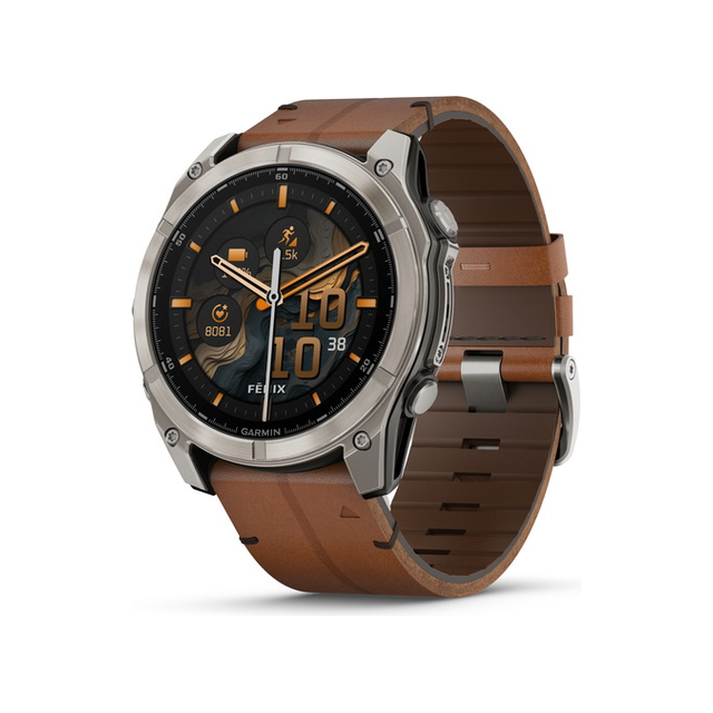 Смарт-часы Garmin Fenix 8 51mm AMOLED (коричневый)