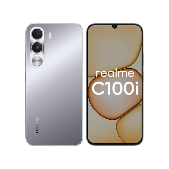 Смартфон Realme C100i 4/128 ГБ (серый)