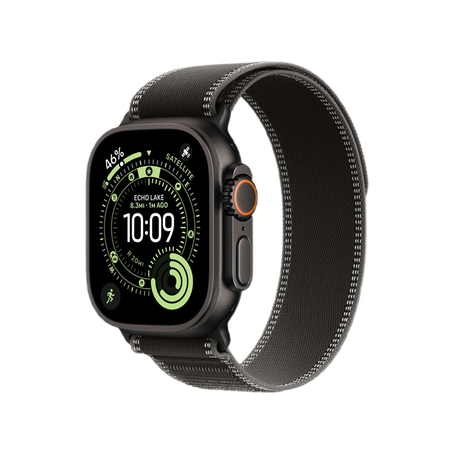 Смарт-часы Apple Watch Ultra 3 49mm Trail Loop S/M GPS + Cellular (угольный/черный титан)