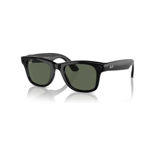 Умные очки Meta Wayfarer G15 Green Shiny Black 150 - 50 Size