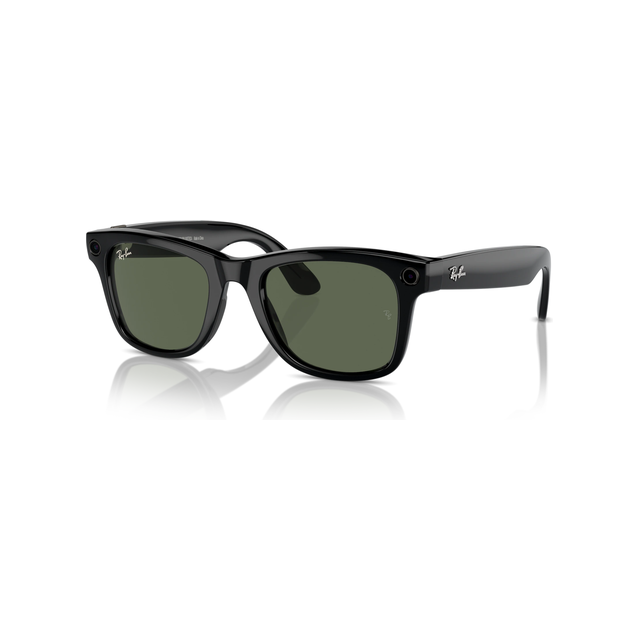 Умные очки Meta Wayfarer G15 Green Shiny Black 155 - 53 Size