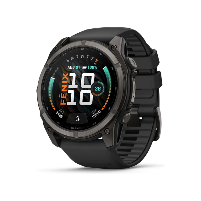 Смарт-часы Garmin Fenix 9 51mm AMOLED Sapphire Ti (серый)
