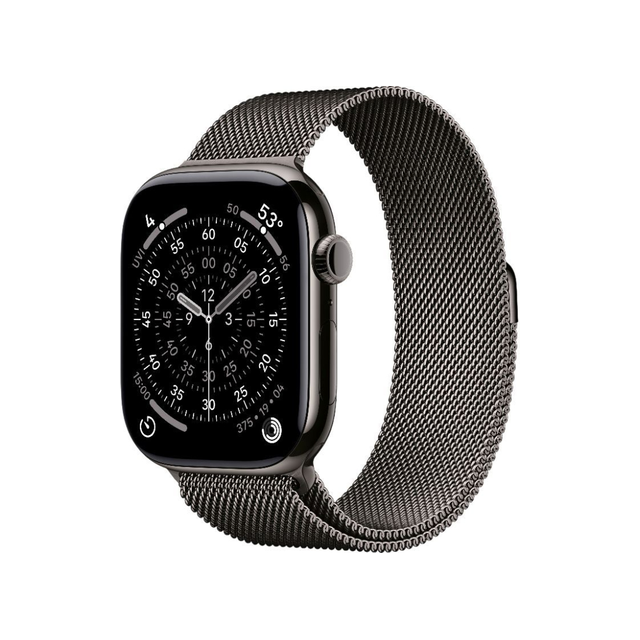 Смарт-часы Apple Watch Series 11 46mm Milanese Loop M/L (грифельный)