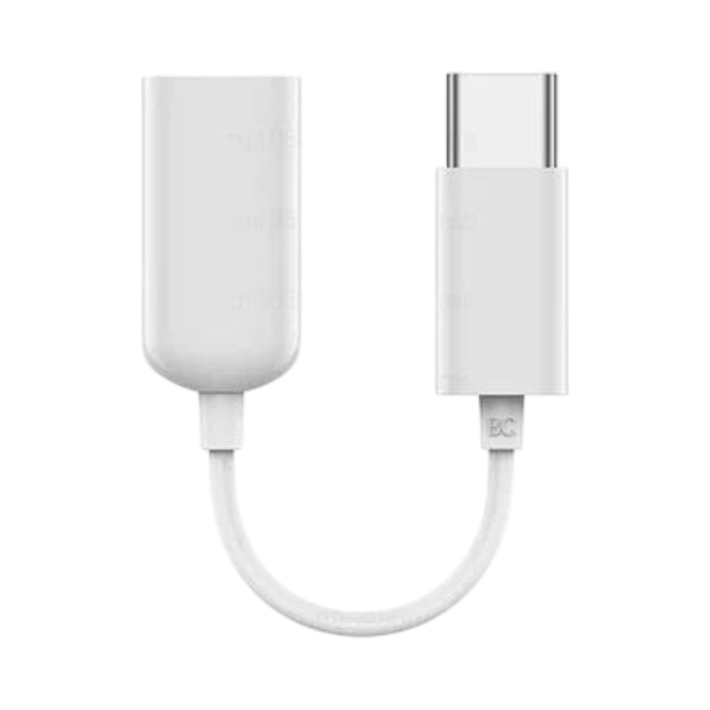 Переходник Xiaomi Type-C to Audio 3,5 (белый)